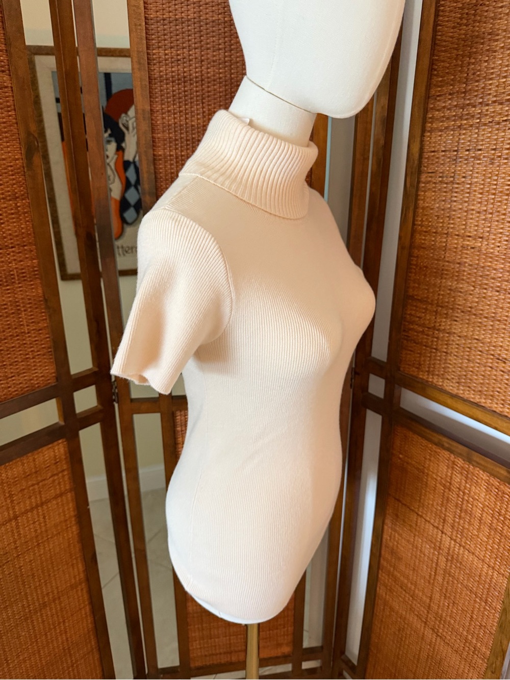 NWT Pookie & Sebastian Sloane turtleneck sweater medium cream